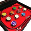 Pack De 10 Anillos De Naruto + 1 Cadenas Cosplay Anime Itachi Akatsuki Pain