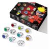 Pack De 10 Anillos De Naruto + 1 Cadenas Cosplay Anime Itachi Akatsuki Pain