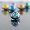 Pack De 10 Anillos De Naruto + 1 Cadenas Cosplay Anime Itachi Akatsuki Pain