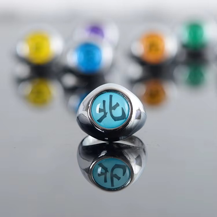 Pack De 10 Anillos De Naruto + 1 Cadenas Cosplay Anime Itachi Akatsuki Pain