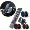 Soporte Iman Magnetico Celular Gps Auto Metal Giratorio 360