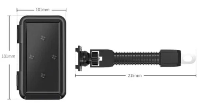 Soporte Para Celular Seguro Moto Bici Impermeable Tactil Rigido
