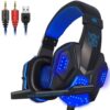 Auricular Gamer Para PS4 o PC Microfono Luz Led HY-850MV