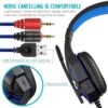Auricular Gamer Para PS4 o PC Microfono Luz Led HY-850MV
