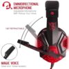 Auricular Gamer Para PS4 o PC Microfono Luz Led HY-850MV