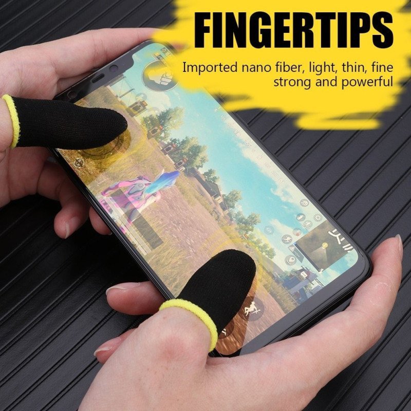 Cubre Dedos X2 Anti-sweat Celular Pubg Cod Mobile Freefire