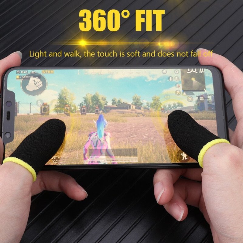 Cubre Dedos X2 Anti-sweat Celular Pubg Cod Mobile Freefire