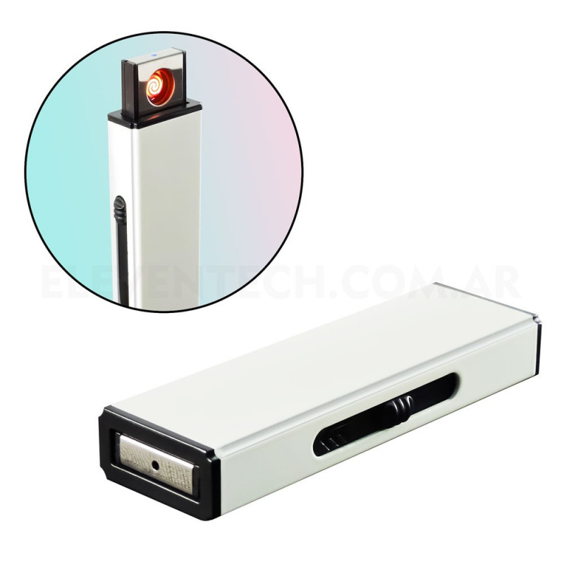 Encendedor Electronico Tipo Pendrive Carga USB Fuego Catalitico Sin Gas