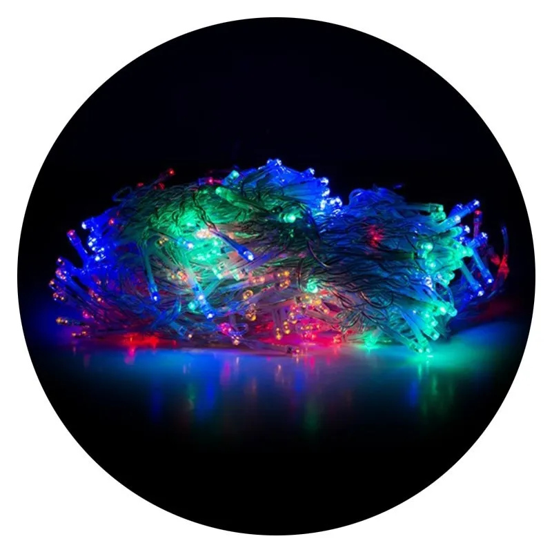 Cortina de Luces Led 3x3 Luz RGB (220V) 8 Modalidades 300 luz