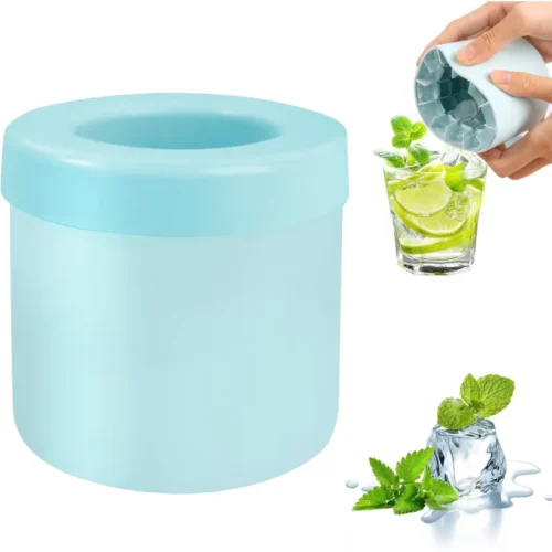 Cubetera De Silicona Para Mini Cubos De Hielo 60 Cubitos