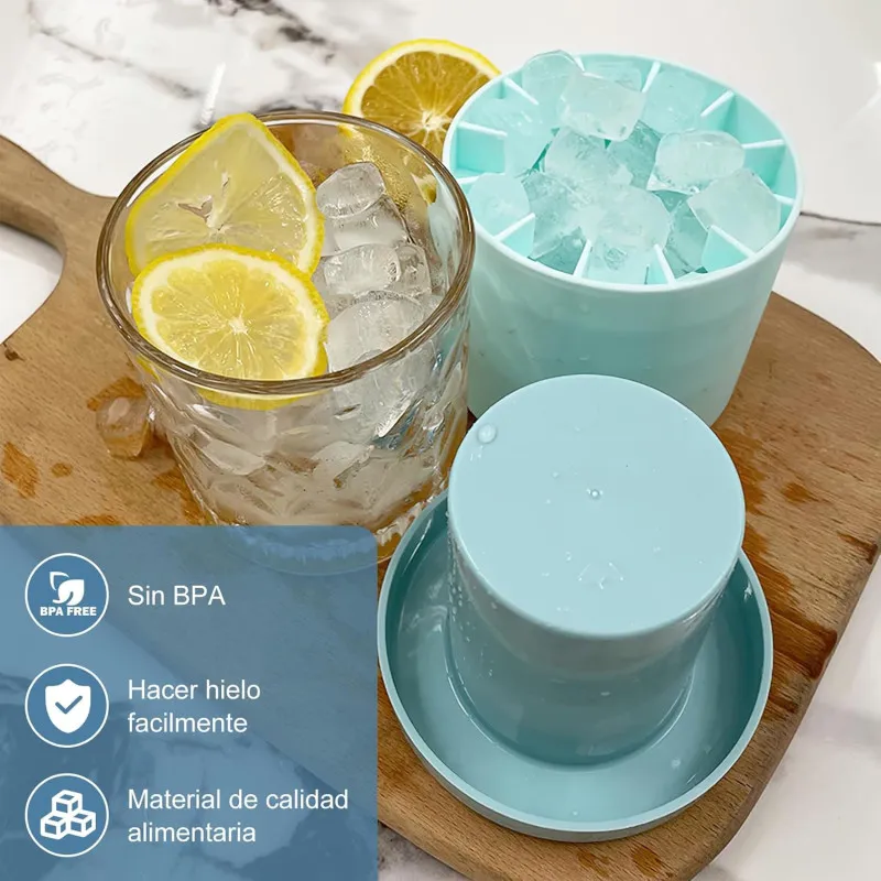 Cubetera De Silicona Para Mini Cubos De Hielo 60 Cubitos