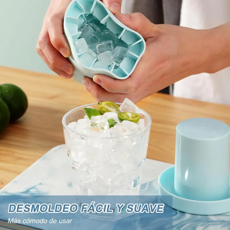 Cubetera De Silicona Para Mini Cubos De Hielo 60 Cubitos