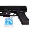 Pistola Lanza Balas De Gel de Agua Hidrogel Orbis Recargable Con Puntero Laser Niños