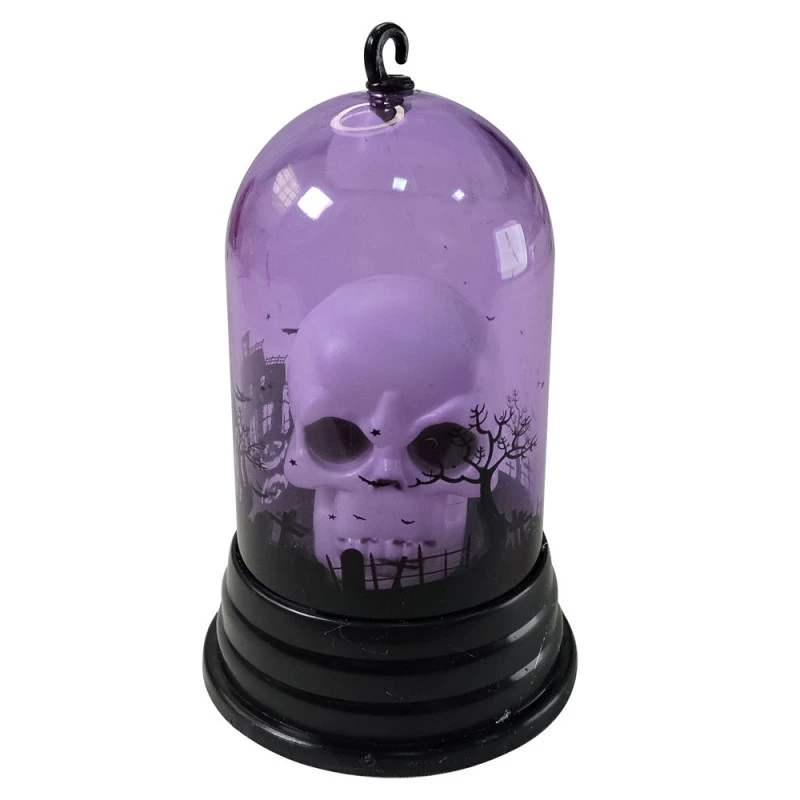 Decoracion Halloween Mini Lamparas Led RGB Calavera Y Calabaza Cotillon Terror