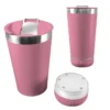 Vaso Termico De Acero Inoxidable 420ml Con Tapa Abridor Y Parlante Bluetooth Recargable