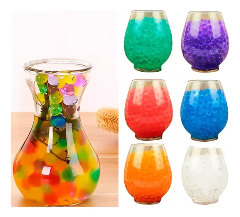 Bolitas de Agua Pack de 1000 Perlas Orbis Bolitas Biogel Hidrogel Agua Juego