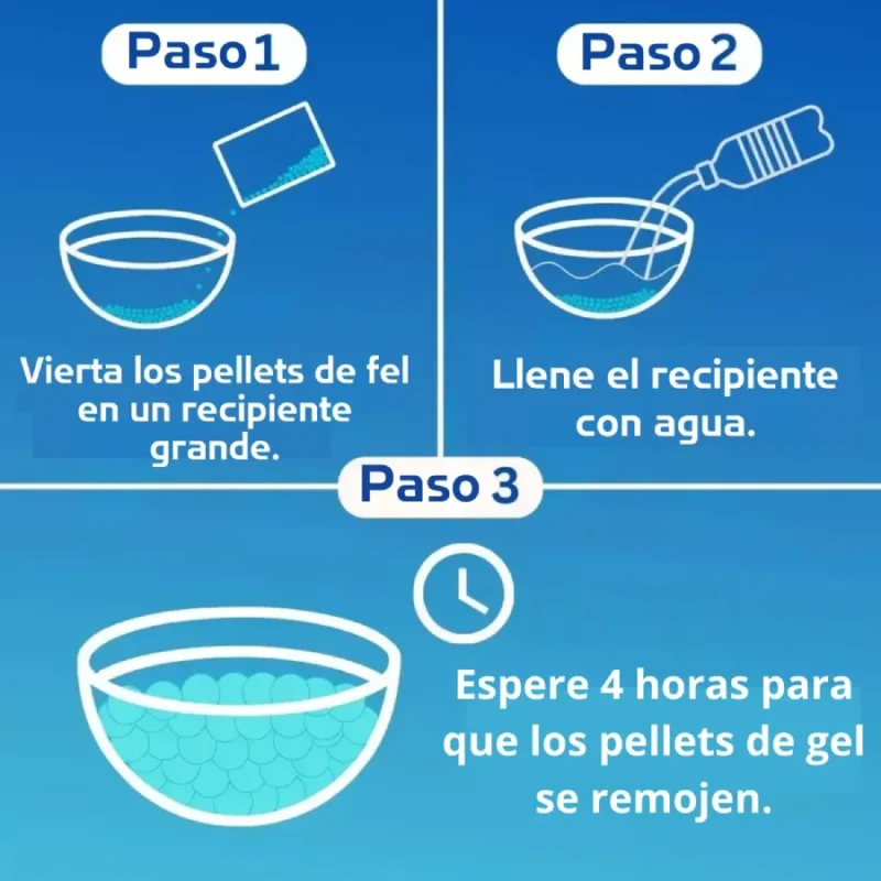 Bolitas de Agua Pack de 1000 Perlas Orbis Bolitas Biogel Hidrogel Agua Juego