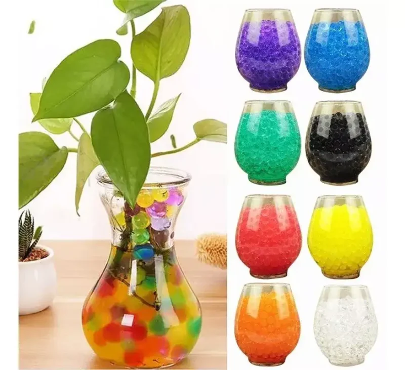 Bolitas de Agua Pack de 1000 Perlas Orbis Bolitas Biogel Hidrogel Agua Juego