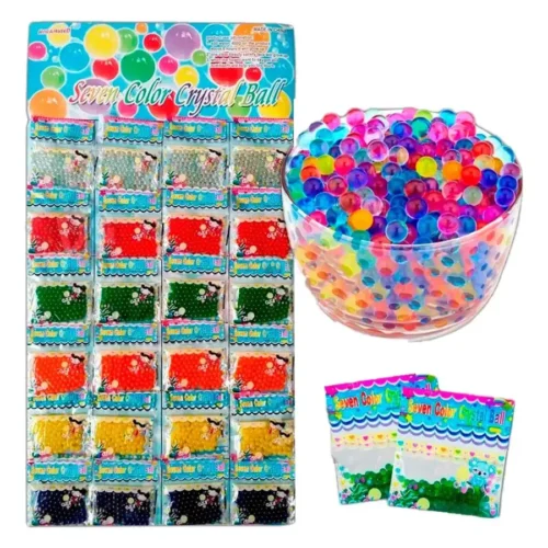 Bolitas de Agua Pack de 1000 Perlas Orbis Bolitas Biogel Hidrogel Agua Juego