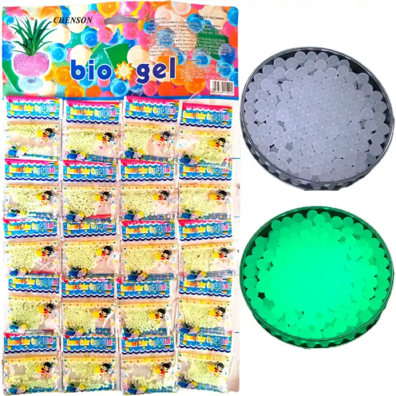 Bolitas de Agua Pack de 1000 Perlas Orbis Bolitas Biogel Hidrogel Agua Juego
