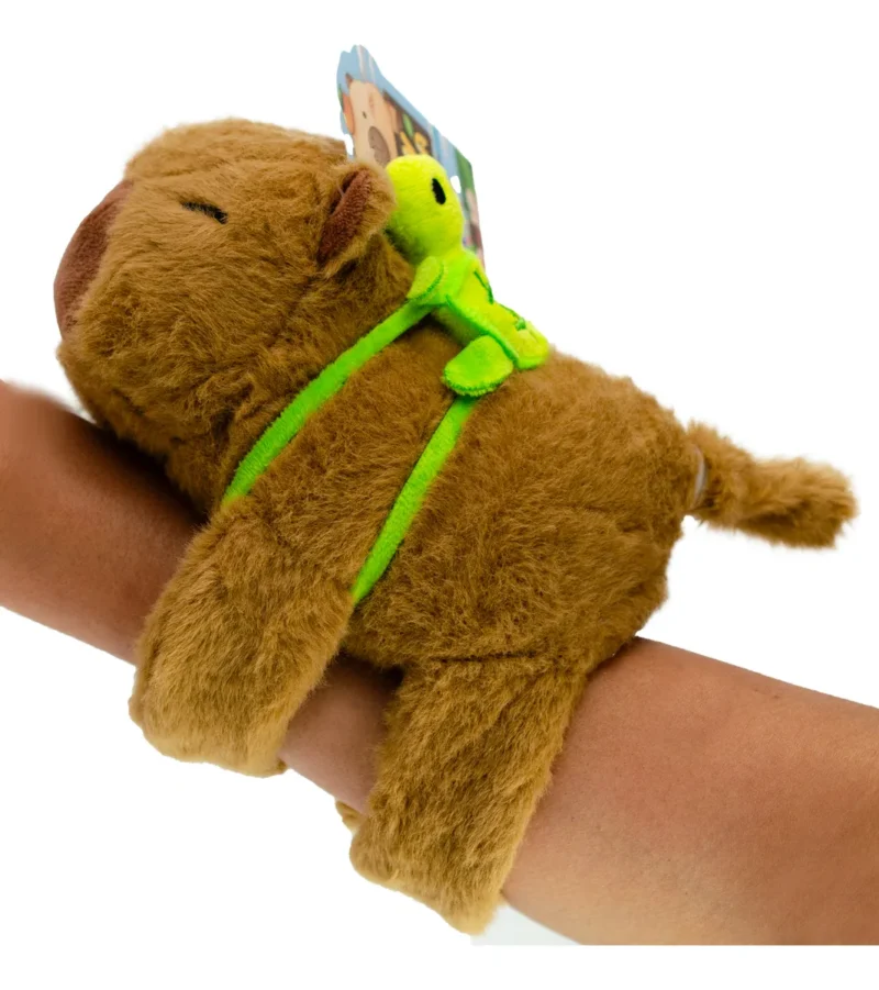 Capibara Peluche Brazalete Pulsera Movimiento Colita Sonido Marrón