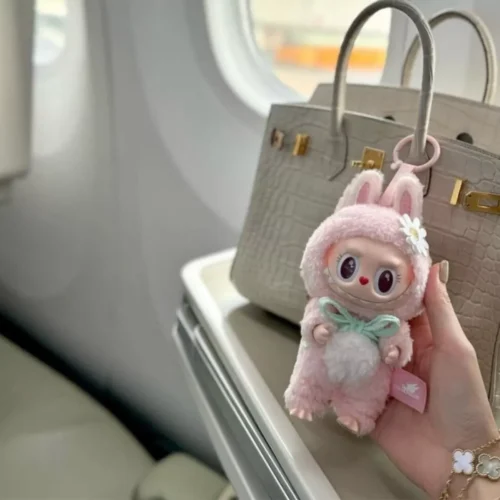Labubu Oso Peluche Caja Sorpresa 13 Cm Índigo Llavero