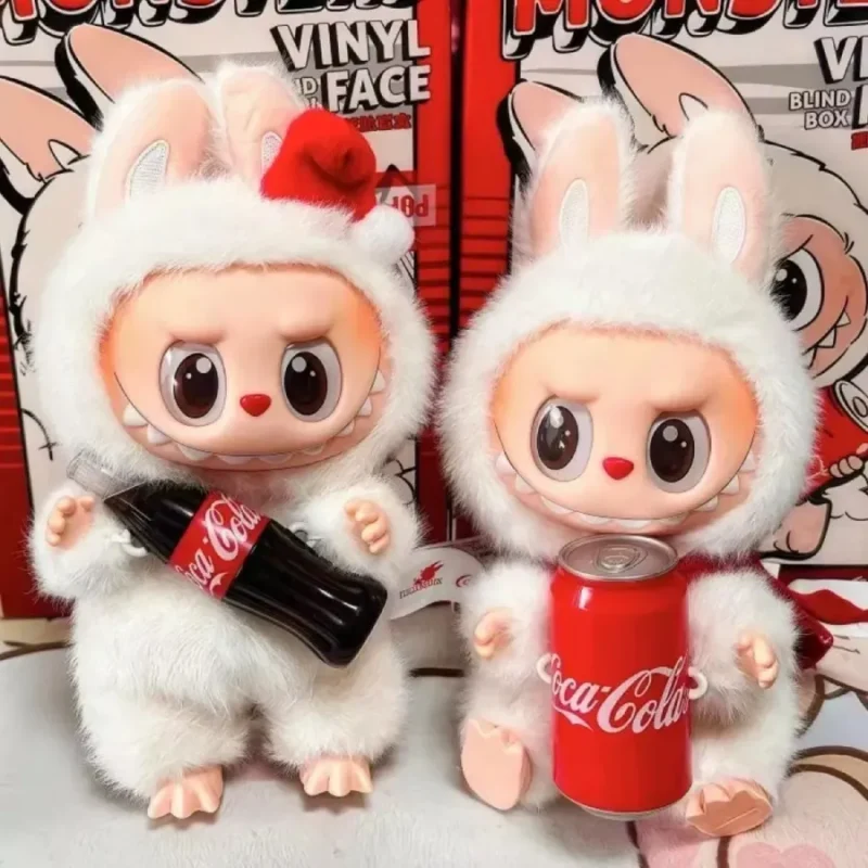Labubu Version CocaCola Oso Peluche Caja Sorpresa Índigo Llavero Niño Niña