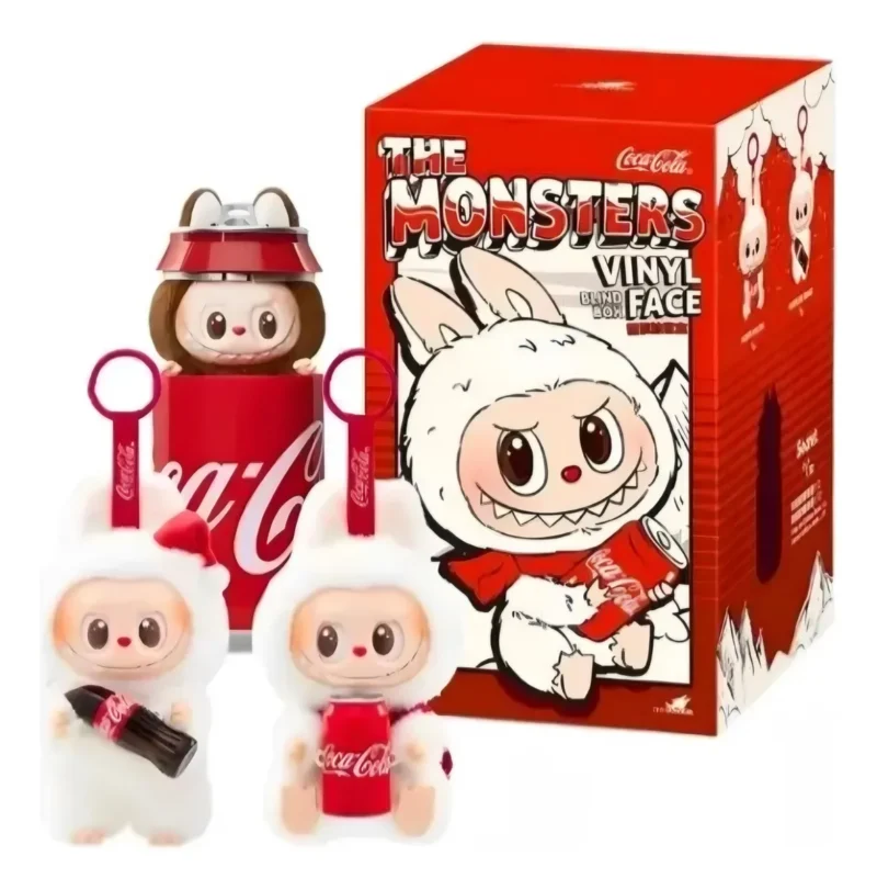 Labubu Version CocaCola Oso Peluche Caja Sorpresa Índigo Llavero Niño Niña