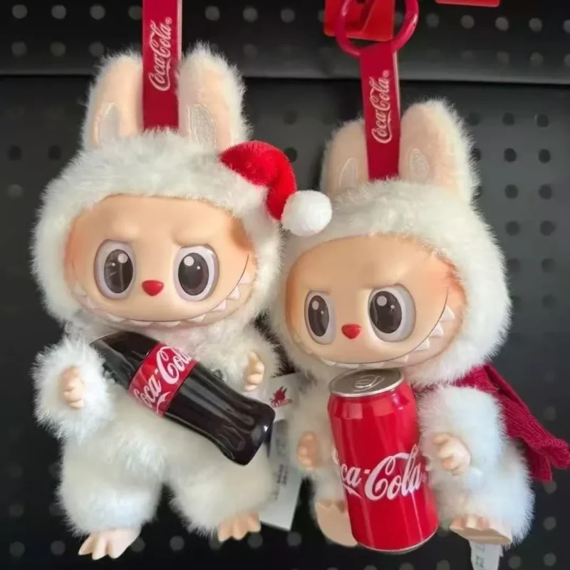 Labubu Version CocaCola Oso Peluche Caja Sorpresa Índigo Llavero Niño Niña