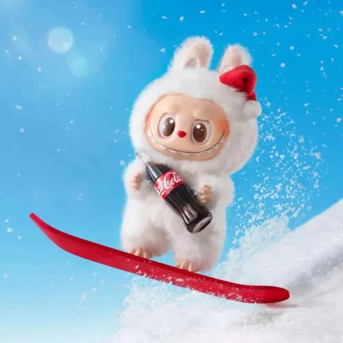 Labubu Version CocaCola Oso Peluche Caja Sorpresa Índigo Llavero Niño Niña
