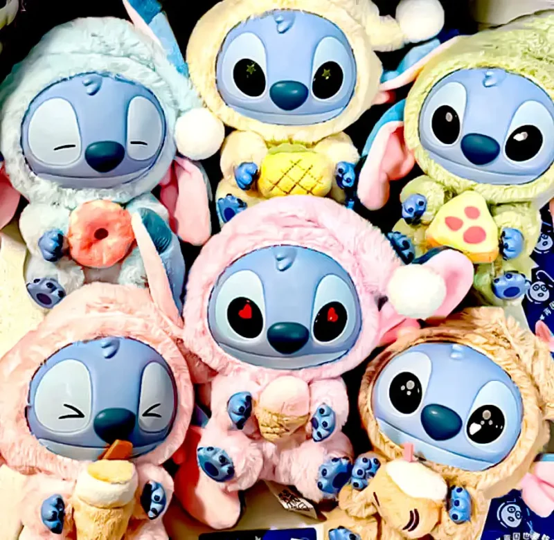 Stitch Peluche Caja Sorpresa Disney Miniso Coleccion Sorpresa Llavero