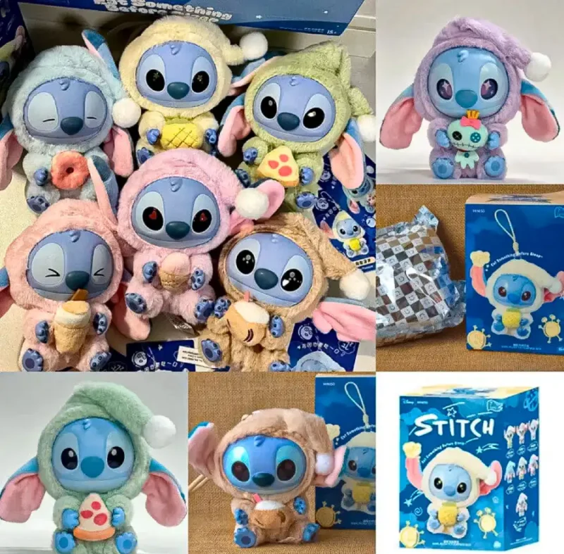 Stitch Peluche Caja Sorpresa Disney Miniso Coleccion Sorpresa Llavero
