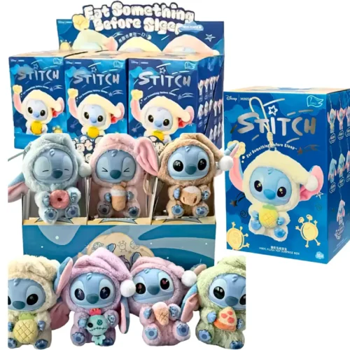 Stitch Peluche Caja Sorpresa Disney Miniso Coleccion Sorpresa Llavero