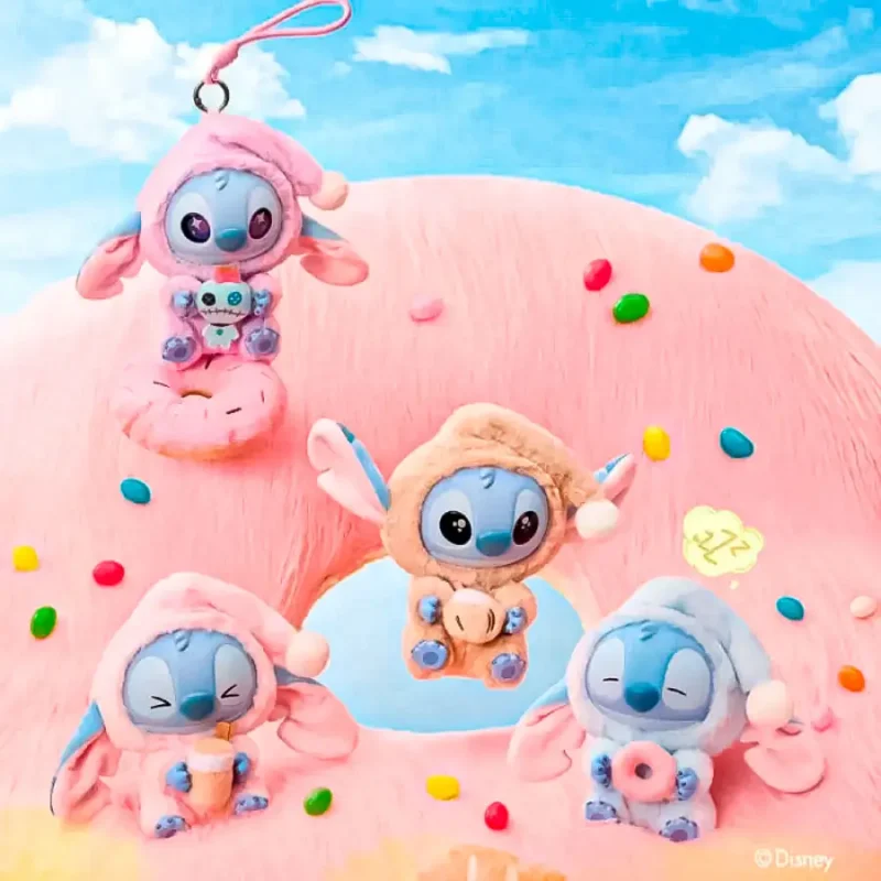 Stitch Peluche Caja Sorpresa Disney Miniso Coleccion Sorpresa Llavero