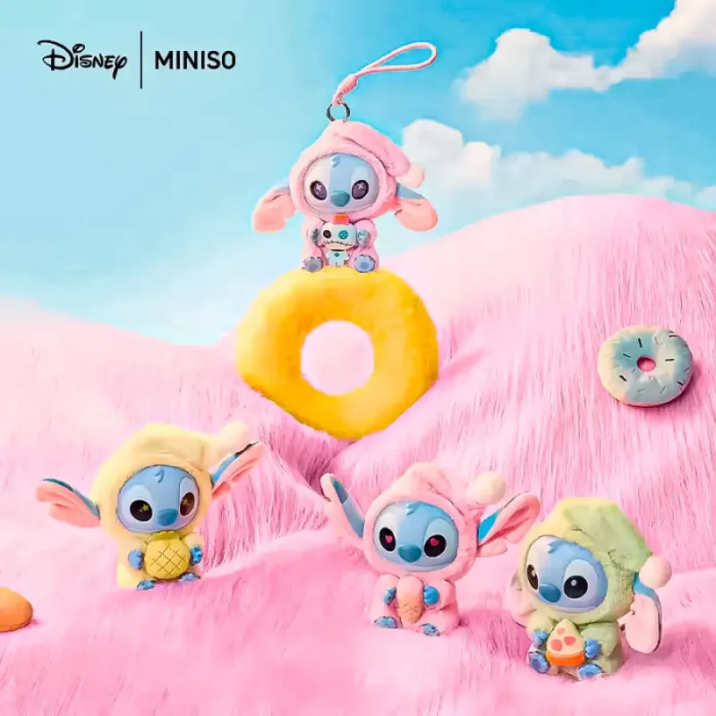 Stitch Peluche Caja Sorpresa Disney Miniso Coleccion Sorpresa Llavero