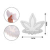 Molde De Silicona Para Resina Epoxi Cenicero Porta Vaso Chala Canabis Marihuana